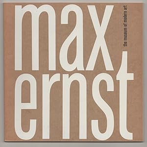 Bild des Verkufers fr Max Ernst zum Verkauf von Jeff Hirsch Books, ABAA