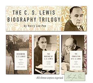 Bild des Verkufers fr The C. S. Lewis Biography Trilogy (SIGNED. FIRST EDITION. COMPLETE, 3 VOLUME SET.) zum Verkauf von Shelley and Son Books (IOBA)