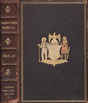 Valentine's Manual of the City of New York for 1916-7 Includes signed author letter (ALS)