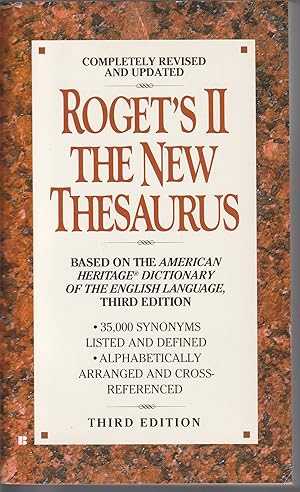 Seller image for Roget's II: The New Thesaurus for sale by fourleafclover books