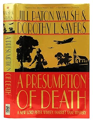 Imagen del vendedor de A Presumption of Death; A New Lord Peter Wimsey / Harriet Vane Mystery (First U. S. Edition) a la venta por Shelley and Son Books (IOBA)