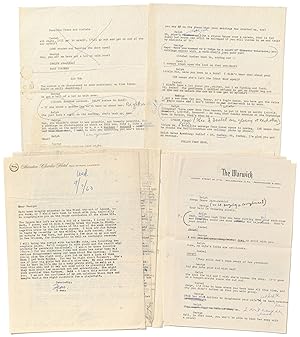 Correspondence of Tennessee Williams to George Roy Hill, along with Typescript Draft Pages for Wi...