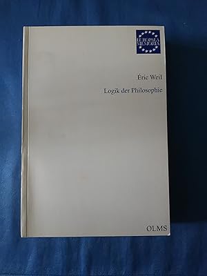 Bild des Verkufers fr Logik der Philosophie. Aus dem Franz. bers. von Alexander Schnell / Europaea memoria / Reihe 2 / Texte ; Bd. 7 zum Verkauf von Antiquariat BehnkeBuch