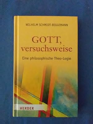 Seller image for Gott, versuchsweise : eine philosophische Theo-Logie. for sale by Antiquariat BehnkeBuch