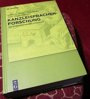 Bild des Verkufers fr Kanzleisprachenforschung - Ein internationales Handbuch zum Verkauf von Antiquariat Clement