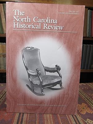 Image du vendeur pour The North Carolina Historical Review. January, 2001. Vol. 78 No 1. (Contains: "Thomas and John Day and the Journey to North Carolina" [and] "The Legendary Thomas Day: Debunking the Popular Mythology of an African American Craftsman") mis en vente par Pages Past--Used & Rare Books