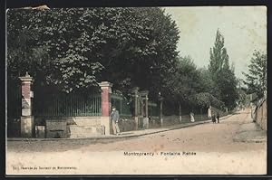 Carte postale Montmorency, Fontaine Renee