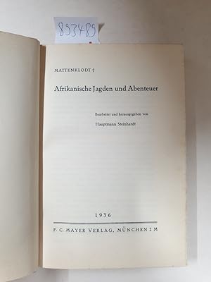 Seller image for Afrikanische Jagden und Abenteuer : for sale by Versand-Antiquariat Konrad von Agris e.K.