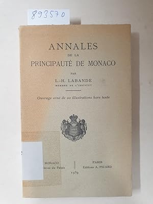 Image du vendeur pour Annales De La Principaute De Monaco : mis en vente par Versand-Antiquariat Konrad von Agris e.K.