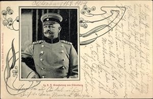 Ansichtskarte / Postkarte Großherzog Friedrich August von Oldenburg, Portrait in Uniform