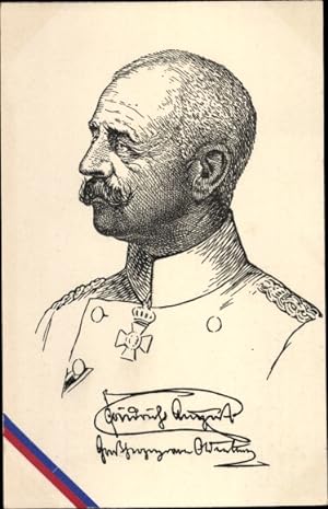 Künstler Ansichtskarte / Postkarte Großherzog Friedrich August von Oldenburg, Portrait