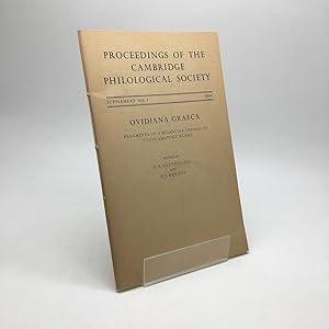 Bild des Verkufers fr OVIDIANA GRAECA: FRAGMENTS OF A BYZANTINE VERSION OF OVID'S AMATORY WORKS. zum Verkauf von Any Amount of Books
