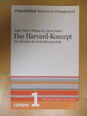 Seller image for Das Harvard-Konzept Der Klassiker der Verhandlungstechnik for sale by Brcke Schleswig-Holstein gGmbH
