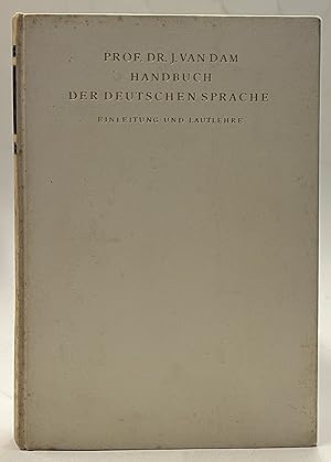 Bild des Verkufers fr Handbuch der deutschen Sprache. Erster Band: Einleitung und Lautlehre zum Verkauf von Der Buchfreund