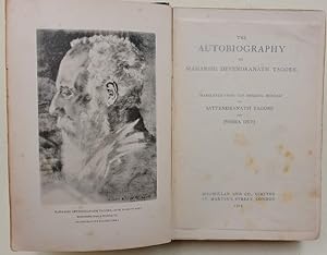 Seller image for THE AUTOBIOGRAPHY OF MAHARSHI DEVENDRANATH TAGORE (1914) for sale by Invito alla Lettura