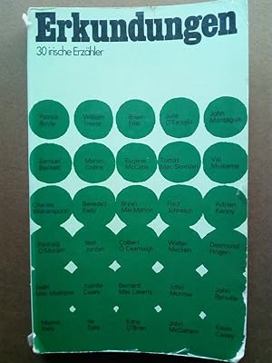 Seller image for Erkundungen - 30 irische Erzhler for sale by Versandantiquariat Jena