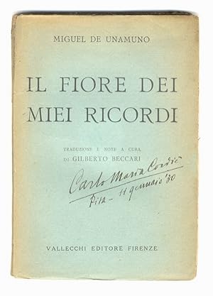 Il fiore dei miei ricordi. Traduzione e note a cura di Gilberto Beccari.