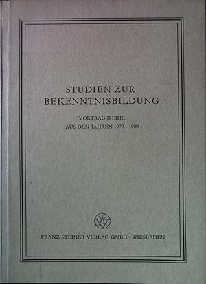 Bild des Verkufers fr Studien zur Bekenntnisbildung : Vortragsreihe aus d. Jahren 1979 - 1980. Verffentlichungen des Instituts fr Europische Geschichte Mainz ; Bd. 103 : Abteilung fr Abendlndische Religionsgeschichte zum Verkauf von books4less (Versandantiquariat Petra Gros GmbH & Co. KG)