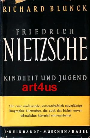 Imagen del vendedor de Friedrich Nietzsche : Kindheit und Jugend. a la venta por art4us - Antiquariat