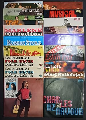 20 verschiedene AMIGA Schallplatten 12" LP Klaus Wunderlich, Gilbert Becaud, Ray Connif, Edith Pi...