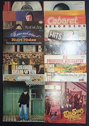 20 verschiedene AMIGA Schallplatten 12" LP Lin Jaldati, Liza Minelli, Reiner Süß, Drehorgeln, Kar...