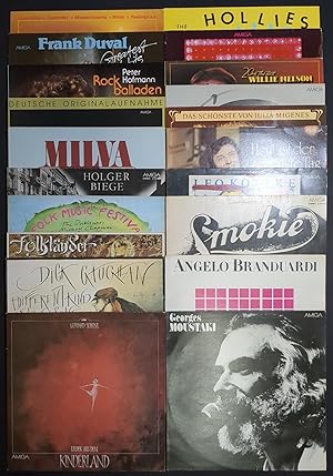20 verschiedene AMIGA Schallplatten 12" LP Georges Moustaki, Angelo Branduardi, Gerhard Schöne, P...
