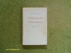 Immagine del venditore per Whitehead's Metaphysics venduto da Buybyebooks