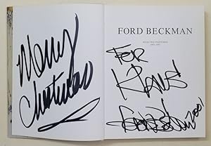 Imagen del vendedor de Ford Backman. Selected paintings 1987 - 1995. Galerie Ribbentrop. Signiertes Widmungsexemplar / Signed copy. a la venta por Antiquariat Martin Barbian & Grund GbR