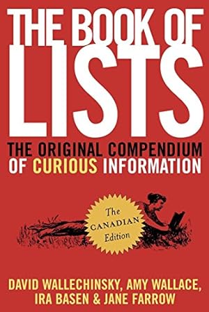 Seller image for The Book of Lists: The Original Compendium of Curious Information for sale by WeBuyBooks