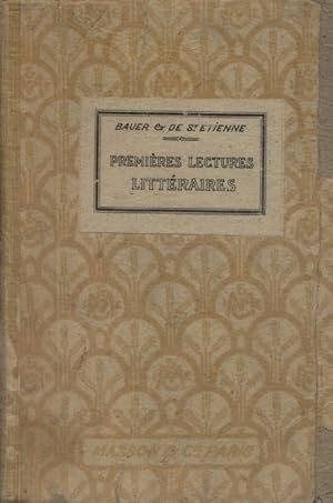 Seller image for Premires lectures littraires. Avec notes et notices. for sale by Librairie Et Ctera (et caetera) - Sophie Rosire