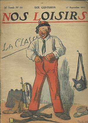 Seller image for Nos Loisirs. 6e anne N 38. 17 septembre 1911. for sale by Librairie Et Ctera (et caetera) - Sophie Rosire