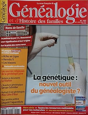 La Revue française de généalogie N° 167. La Revue française de généalogie N° 167. Décembre 2006 -...