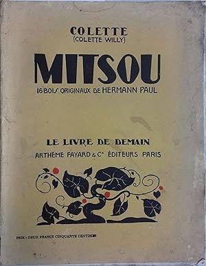Seller image for Mitsou, ou comment l'esprit vient aux filles. Sans date. Vers 1923. for sale by Librairie Et Ctera (et caetera) - Sophie Rosire