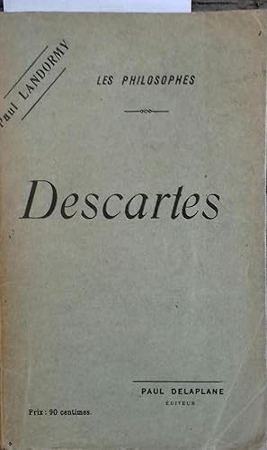 Imagen del vendedor de Les philosophes : Descartes. Vers 1930. a la venta por Librairie Et Ctera (et caetera) - Sophie Rosire