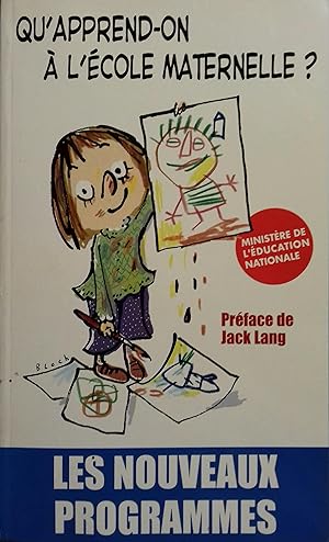 Image du vendeur pour Qu'apprend-on  l'cole maternelle ? mis en vente par Librairie Et Ctera (et caetera) - Sophie Rosire