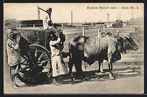 Ansichtskarte Aden, Bollock Water cart