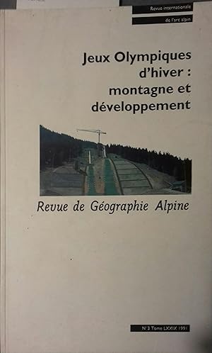 Jeux Olympiques d'hiver : montagne et développement.