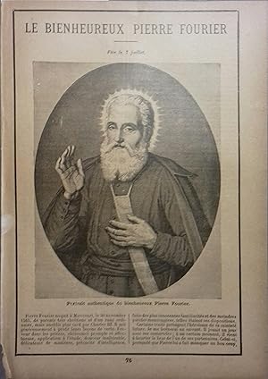 Seller image for Le Bienheureux Pierre Fournier. Fte le 7 juillet. Fin XIXe. Vers 1900. for sale by Librairie Et Ctera (et caetera) - Sophie Rosire