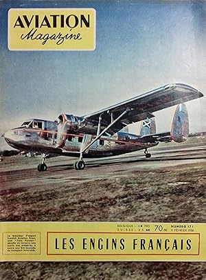 Imagen del vendedor de Aviation Magazine N 171. En couverture, le Twin Pionner. Dans ce numro : Les engins franais. 9 fvrier 1956. a la venta por Librairie Et Ctera (et caetera) - Sophie Rosire