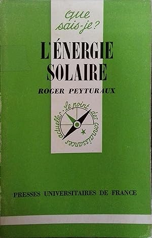 L'énergie solaire.