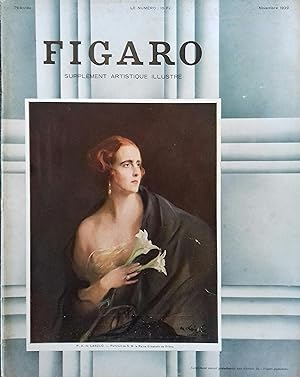 Figaro. Supplément artistique illustré de novembre 1929. Revue mensuelle. Novembre 1929.