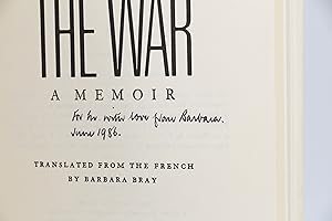 Seller image for The War : a memoir for sale by Librairie Le Feu Follet