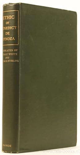 Bild des Verkufers fr Ethic demonstrated in geometrical order and divided into five parts, which treat (1) of God; (2) of the Nature and Origin of the Mind; (3) of the Nature and Origin of the Affects; (4) of Human Bondage, or of the Strength of the Affects; (5) of the Power of the Intellect, or of Human Liberty, Translated from the Latin of Benedict de Spinoza by W. Hale White; translation revised by Amelia Hutchison Stirling. 4th Edition Revised and Corrected. zum Verkauf von Antiquariaat Isis