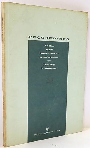 Immagine del venditore per Proceedings of the 1967 Invitational Conference on testing Problems venduto da Evolving Lens Bookseller
