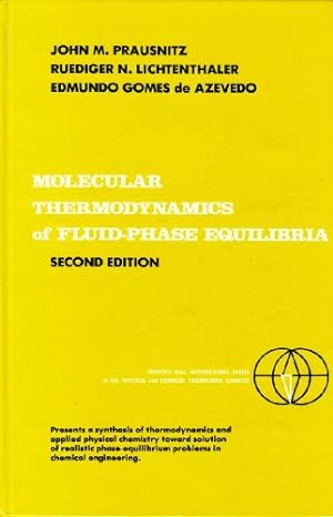 Immagine del venditore per Molecular Thermodynamics of Fluid-Phase Equilibria (2nd Edition) venduto da ZBK Books