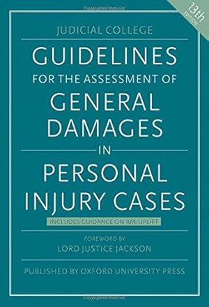 Immagine del venditore per Guidelines for the Assessment of General Damages in Personal Injury Cases venduto da WeBuyBooks
