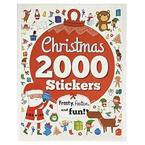 Immagine del venditore per 2000 Stickers Christmas Activity and Sticker Book for Kids Ages 3-7 - Puzzles, Mazes, Coloring, Dot-to-Dot, And More! (2000 Sticker Activity Books) venduto da ZBK Books
