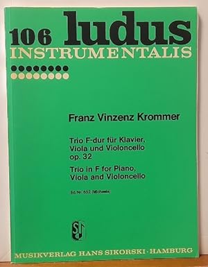 Bild des Verkufers fr Trio F-dur fr Klavier, Viola und Violoncello op. 32 / Trio in F fr Piano, Viola and Violoncello (Ed. Nr. 652 Michaels) zum Verkauf von ANTIQUARIAT H. EPPLER