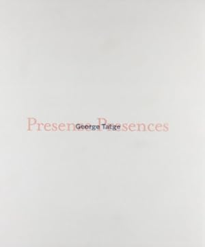 Bild des Verkufers fr George Tatge: Presenze, Paesaggi Italiani / Presences, Italian Landscapes zum Verkauf von WeBuyBooks