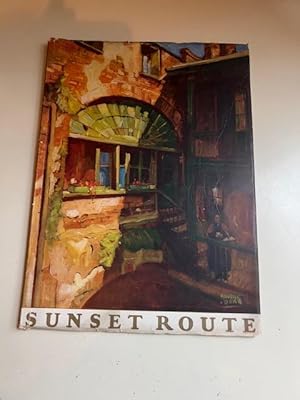 Imagen del vendedor de A picture journey over Sunset Route. Being a series of reproductions of seventy-four photographs of the principal spots of scenic, romantic and historic interest between New York City -- New Orleans -- San Antonio -- El Paso -- Phoenix -- San Diego, Etc. a la venta por Michael J. Toth, Bookseller, ABAA